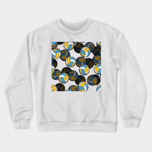 volleyball pattern Crewneck Sweatshirt